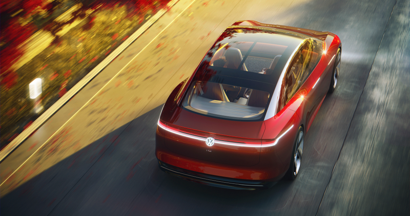 Illustration for article titled The Volkswagen I.D. Vizzion Will Get A Bigger Battery Than Anything Tesla Makes